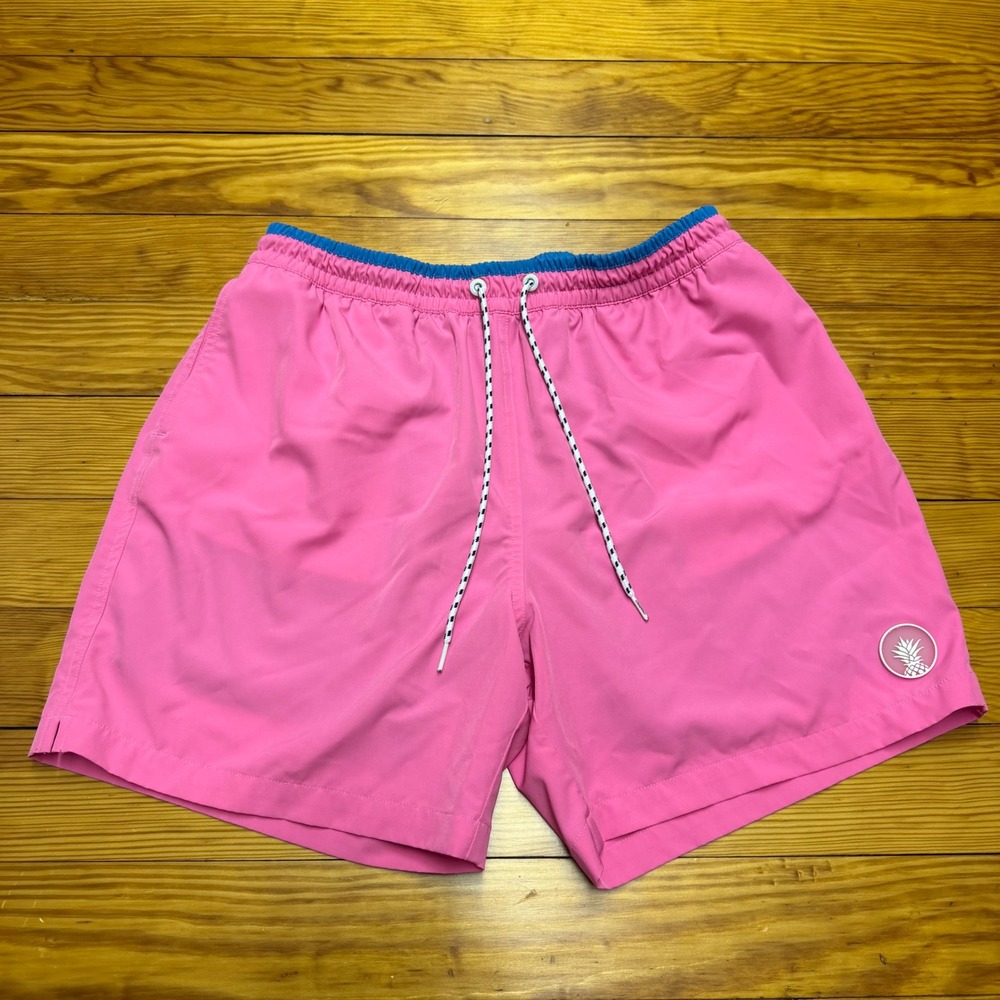 Chubbies The‎ Avalons Pink Classic Lined Swim Trunks 5.5" Inseam Mens XL